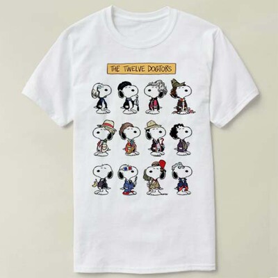 T-Shirt T恤 Twelve Dogtors doctor who Snoopy 神秘博士 史努比