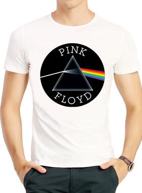 平克弗洛伊德T恤衫白色欧美短袖儿童大人衣服Pink Floyd T-shirts