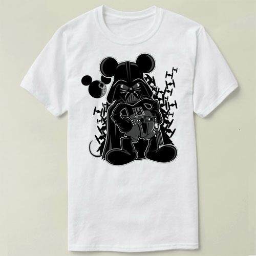 Darth Vader  Mouse  个性   来图 定制 DIY T-Shirt T恤 衣服