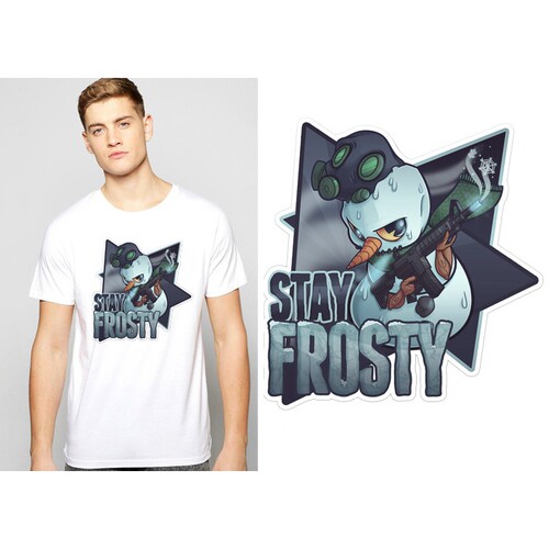 CS GO sticker Global OffensiveTEE-Shirt男女T恤定制圆领 7