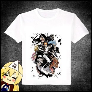 衣服 死神bleach 全人物 动漫T恤长袖短袖男女衣服装圆领定制9