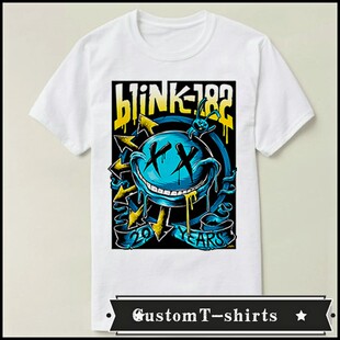 blink_182 眨眼182 文化衫礼物男女美  T恤T-shirt