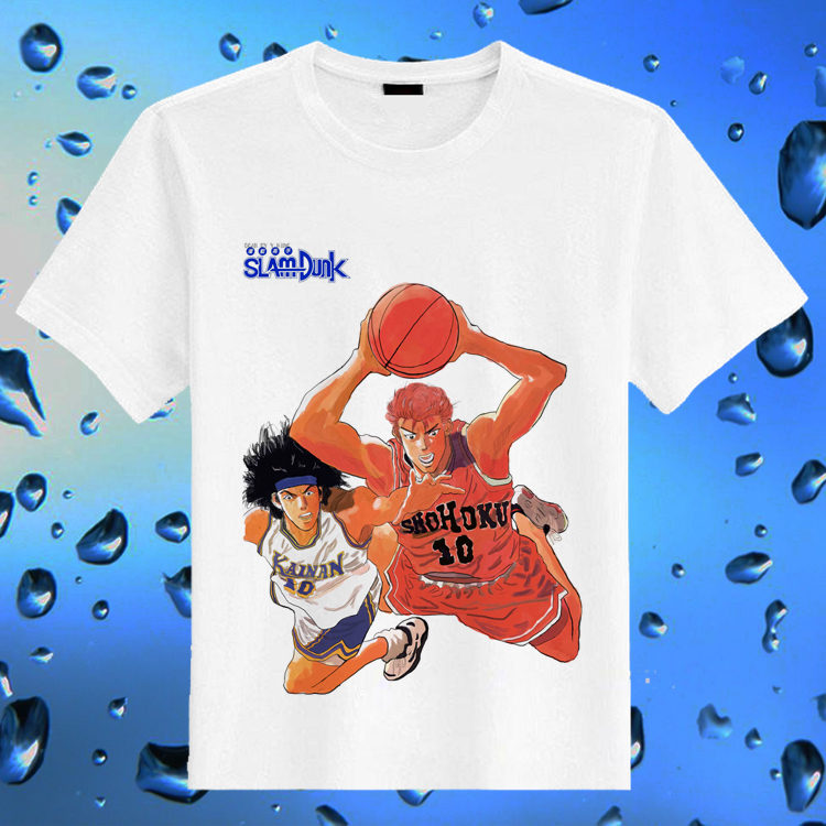 灌篮高手T恤 樱木花道 DIY定做 卡通 照片 动漫 长短袖班服广告衫