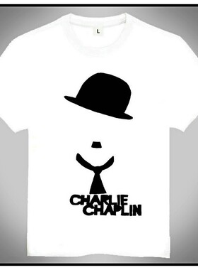 chaplinT-shirt名人T恤卓别林T恤欧美潮流T恤