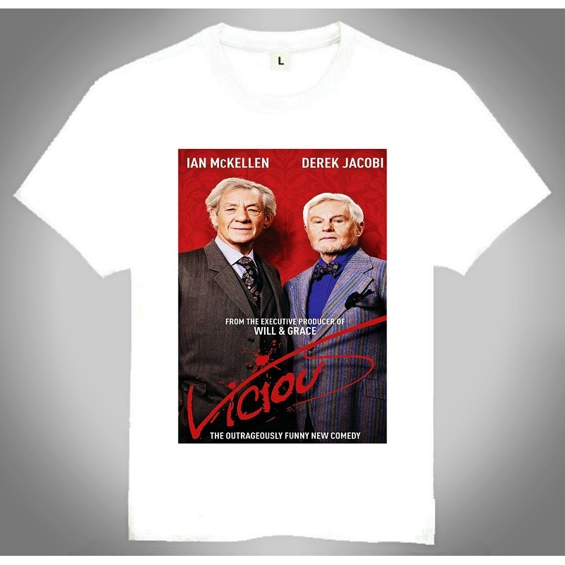 ViciousT-shirt白色短袖基老伴T恤订制T恤欧美潮流T恤