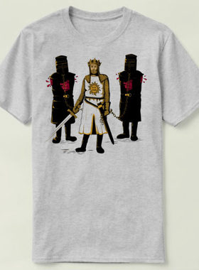 ChevaliernoirMonty Python Holy Grail蒙提派森巨蟒圣杯ShirtT恤