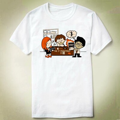 TheITCrowdMossIT狂人群英Peanuts花生衣服TeeShirtT恤