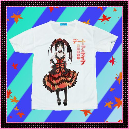 约会大作战Date·A·Live时崎狂三动漫短袖T恤全涤多图供选择