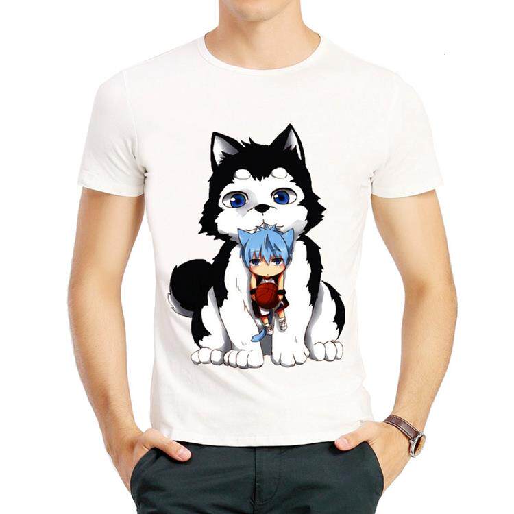 黑子的篮球T恤白色动漫短袖圆领衣服男女Kuroko no Basket tshirt