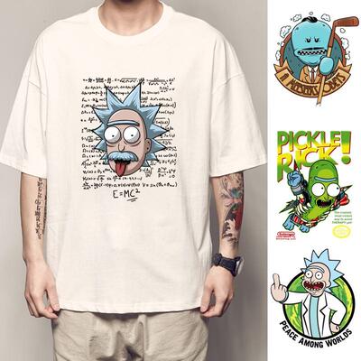 瑞克与莫蒂T恤rickandmorty莫提短袖酸黄瓜和莫迪联名衣服周边