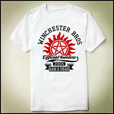 Supernatural邪恶力量Winchester衣服上衣成人TeeT-ShirtT恤13