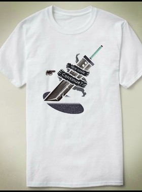 Continue Final Fantasy XV最终幻想15Tee Shirt圆领-T恤