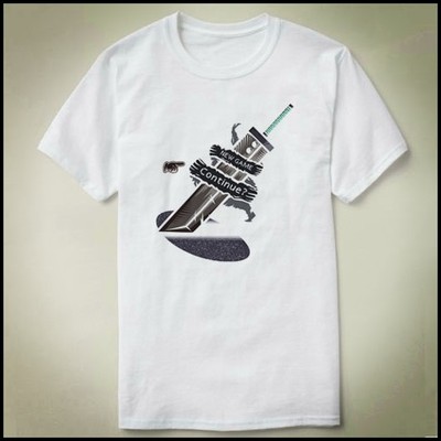 Continue Final Fantasy XV最终幻想15Tee Shirt圆领-T恤