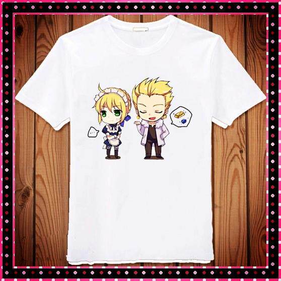 动漫周边衣服 fate/zero 衣服 saber 短袖 T恤 金闪闪 命运之夜图片