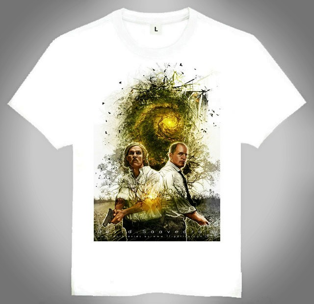 True Detective T-shirt 真探 T恤 欧美潮流T恤 Elk