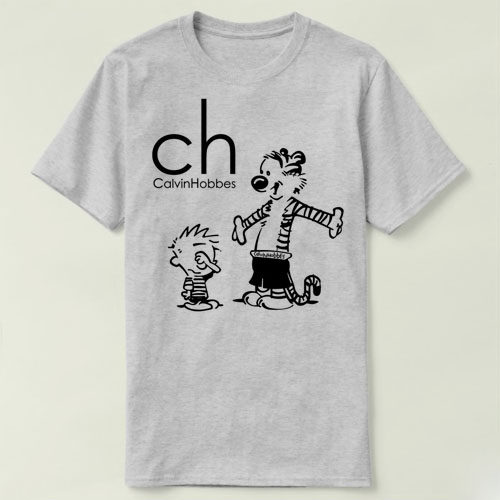 Calvin and Hobbes 凯文与霍布斯虎  男女Tee T-Shirt T恤 5