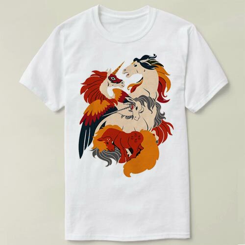 Four Horses of the Nostalgialypse 定制 DIY  T-Shirt T恤 衣服