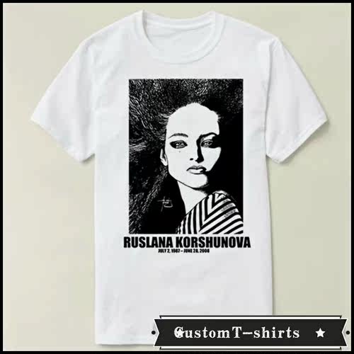 Ruslana Korshunova露丝拉娜·寇舒诺娃文化衫短袖 T恤T-shirt7