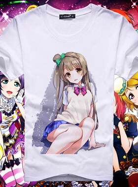 lovelive! 南小鸟μ's学院偶像祭短袖 多款帅气唯美街头 性转T恤