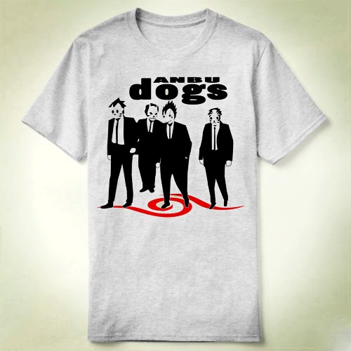 Naruto Reservoir Dogs quentin火影忍者 落水狗tee Shirt新款T恤