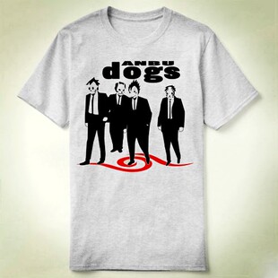 Naruto Reservoir Dogs quentin火影忍者 落水狗tee Shirt新款T恤