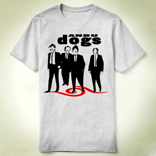Naruto Reservoir Dogs quentin火影忍者 落水狗tee Shirt新款T恤