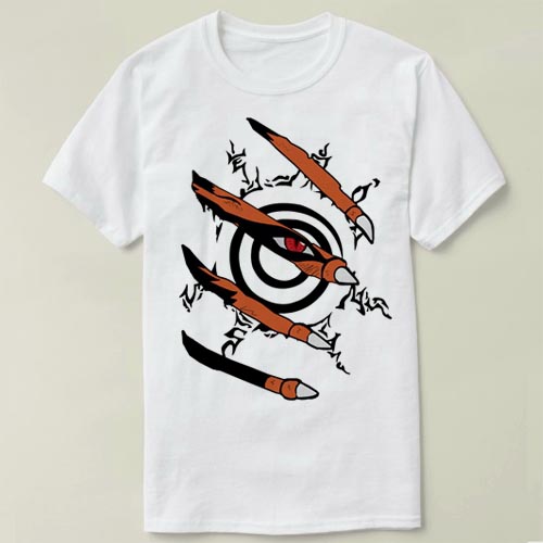 NarutoNinetails火影忍者九尾DIYTeeT-ShirtT恤衣服