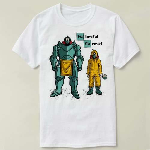 Breaking Bad Fullmetal Alchemist钢炼金术师绝命毒师Shirt T恤图片