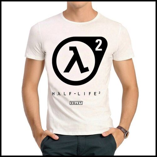 half life T-shirt 半条命 T恤 白色短袖 半条命 CST恤衫 男女