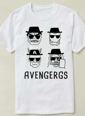 Breaking Bad Heisenberg 绝命毒师Avengergs复仇者联盟Shirt T恤