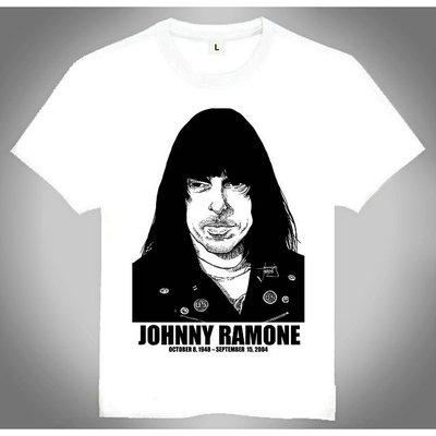Johnny Ramone T-shirt 名人T恤 Johnny Ramone T恤 欧美潮流T恤