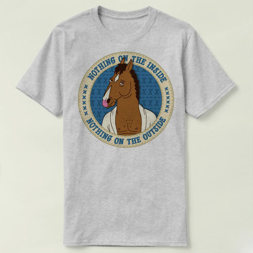 BoJack Horseman 马男波杰克Nothing on either side T-Shirt T恤