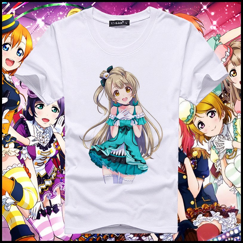 lovelive! 南小鸟 唯美日常萌妹T恤 可爱动漫多款短袖 学院偶像祭