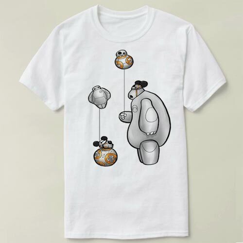 BIG FANS BB8 BAYMAX    来图 定制 DIY Tee T-Shirt T恤 衣服