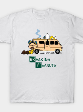 美剧绝命毒师 Jesse pinkman White杰西平克曼老白短袖T恤恶搞夏