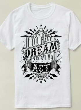 Typography  Axel's Dream 个性 定制  DIY Tee 衣服 T-Shirt T恤