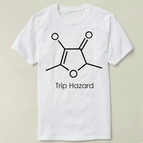 Chemistry 化学 Trip Hazard    男女diy Tee T-Shirt T恤