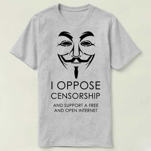 GEEK programmer 极客 程序员 anonymous 匿名者 T-Shirt T恤图片