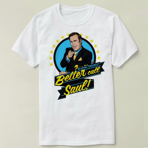 Better call Saul 绝命律师风骚圆领 定制男女Tee Shirt T恤 2