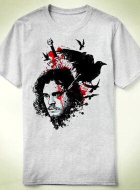 Game of Thrones 权力的游戏 圆领衣服定制成人Tee T-Shirt T恤 r