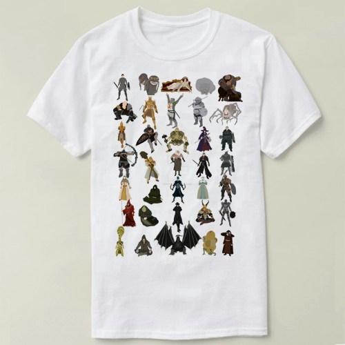 Dark Souls 魂系列 黑暗之魂 npc 定制   game T-Shirt T恤