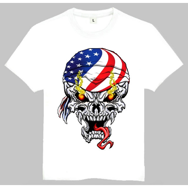 Skull T-shirt Be hacker 骷髅系列 T恤 订制T恤 潮流T恤