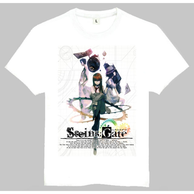 Steins;GateT-shirt命运石之门T恤欧美潮流T恤动漫T恤