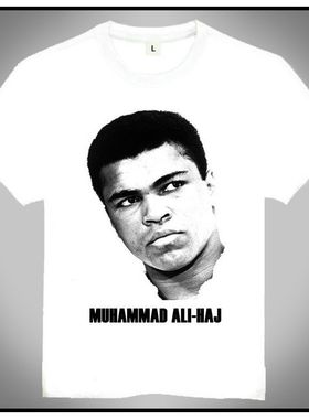 Muhammad Ali-Haj T-shirt 名人T恤 阿里拳王 T恤 欧美潮流 T恤