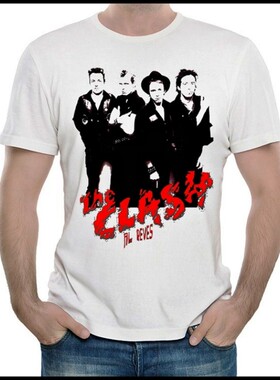 The Clash T-shirt 碰撞乐队 T恤 白色 短袖 碰撞乐队T恤 男女