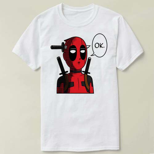 Deadpool死侍Marvel漫威Tee Shirt T恤 Saitama one punch man