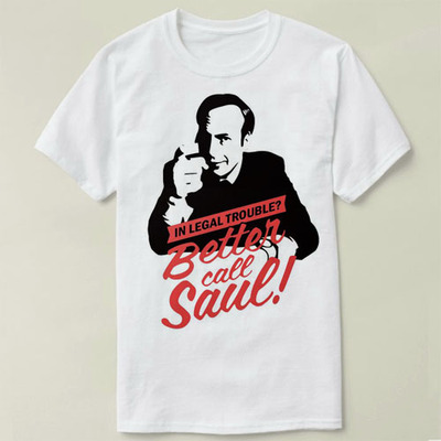 Better call Saul 绝命律师风骚圆领 定制男女Tee Shirt T恤 5
