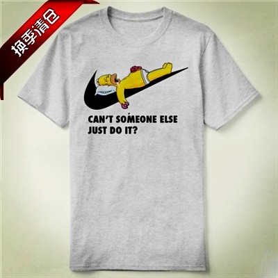 homer do it DIY包邮定制班服成人Tee T-Shirt T