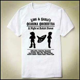 Link and Sarias Ocarina Orchestra文化衫 DIY T-Shirt T恤 衣服