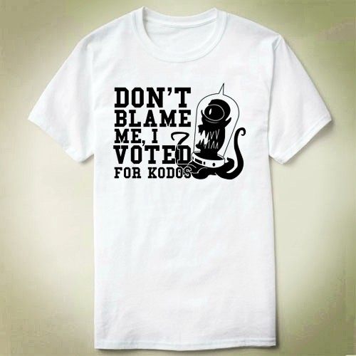 kodos Don't Blame Me  包邮 个性 定制 DIY TEE T-Shirt T恤